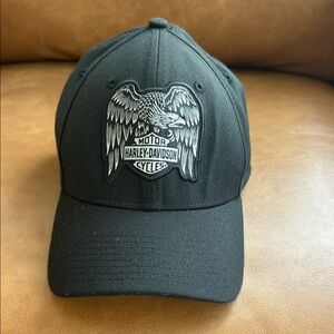 Harley-Davidson 39 Thirty Black Eagle Logo Hat